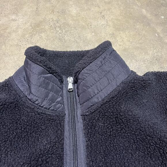 Vintage Y2k Lauren Ralph Lauren Black Fleece Jacket - Picture 3 of 4